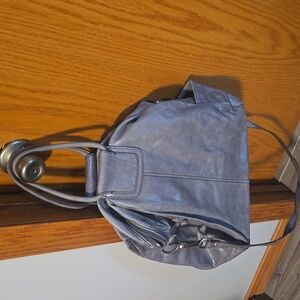 HOBO Gray Leather Women's Bag